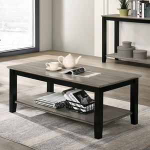 Ciana Living Room Table Collection (Grey/Black)