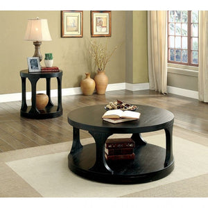 Carrie Livng Room Table Collection (Antique Black)