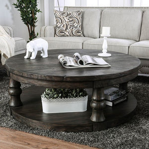MIka Wooden Coffee Table (Antique Grey)