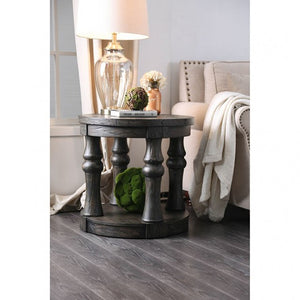 MIka Wooden Coffee Table (Antique Grey)