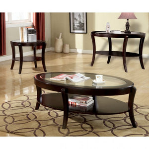 Finley Living Room Table Collection (Espresso)