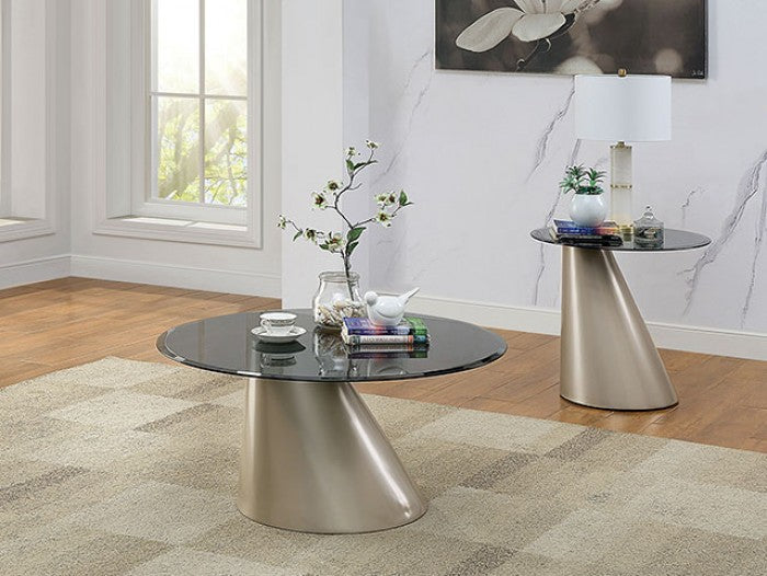 Aumsville Living Room Table Collection (Champagne)
