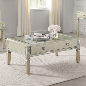 Adina Living Room Table Collection (Silver)