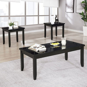 Lodivea 3-PCS Table Set (Black)