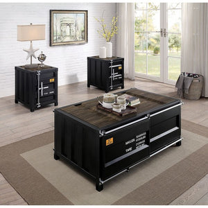 Dicargo Living Room Table Collection (Black)
