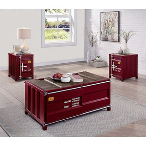 Dicargo Living Room Table Collection (Red)