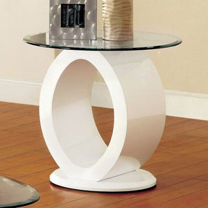 Lodia Living Room Table Collection (White)