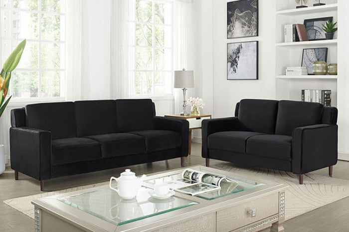 Brandi Living Room Collection in (Black)