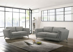 Adelene Fabric Armchair (Grey)