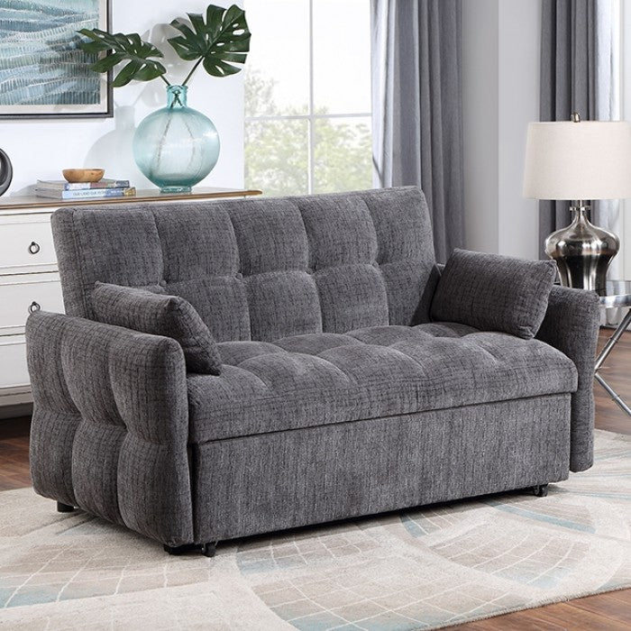 Lanberis Transitional Futon Sofa (Grey)