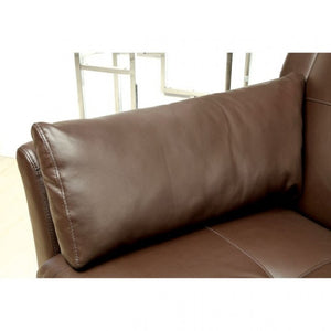 Peever Contemporary Sectional (Brown)