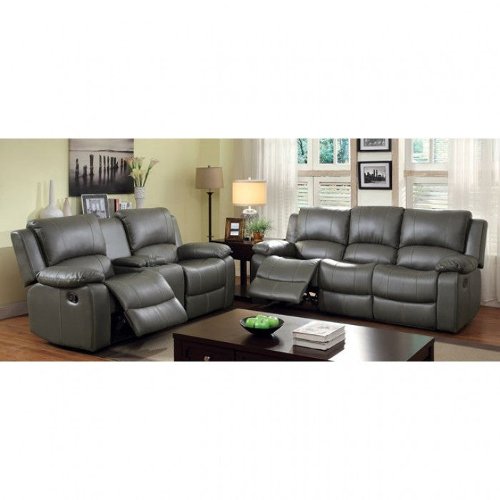 Sarles Living Room Reclining Set (Grey)