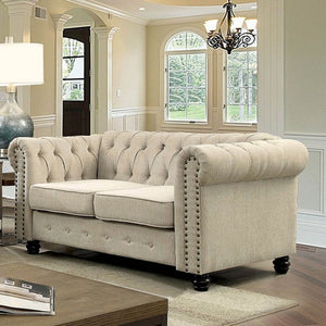 Winifred Living Room Set (Ivory)
