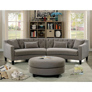 Sarin Curved Sectional (Grey)