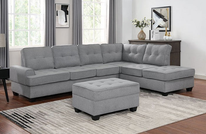 Linore Reversible Sectional (Grey)