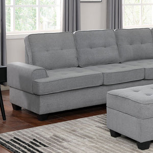 Linore Reversible Sectional (Grey)