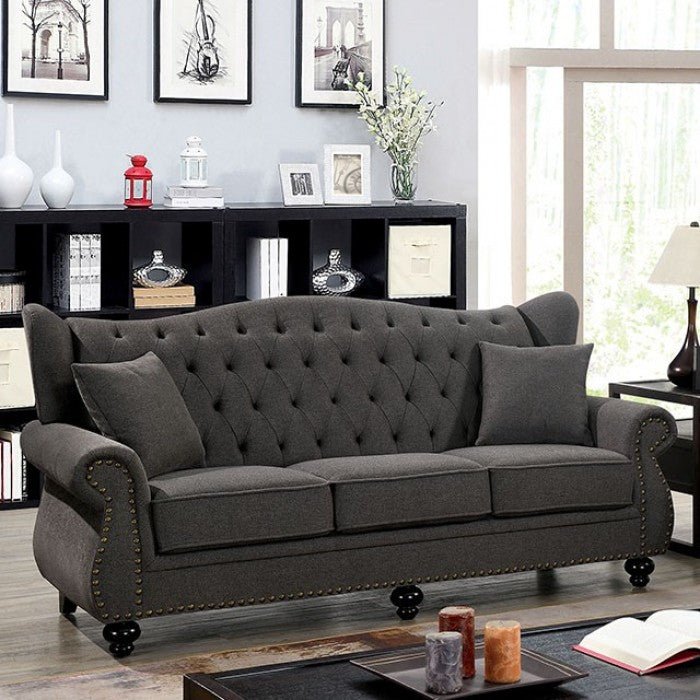 Ewloe Living Room Set (Dark Grey)