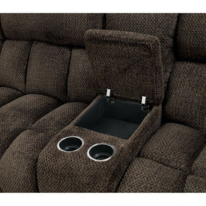 Irene Reclining Sectional (Brown)