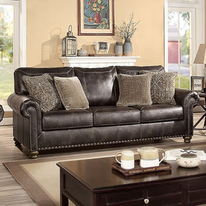 Bemus Living Room Collection (Dark Brown)