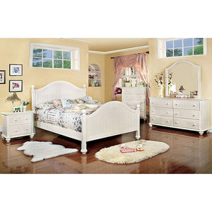 Cape Cod Cottage-style Queen Bed (White)