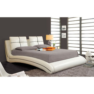 Ourem Contemporary King Bed (White)