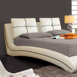 Ourem Contemporary King Bed (White)