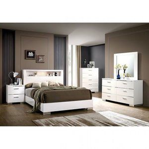 Carlie Contemporary Chest (White)