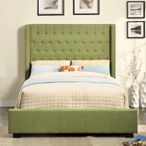 Mira Contemporary Bed (Green)