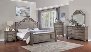 Syracuse Traditional Bed (Grey)