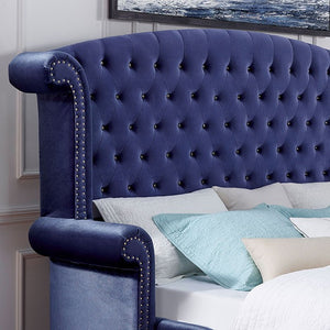 Alzir Glamorous Bed (Blue)