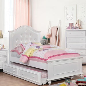 Olivia Traditional Bed (White)