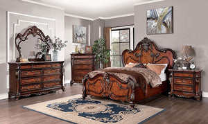 Rosewood Traditional Bed (Dark Oak)