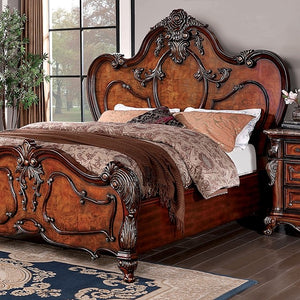Rosewood Traditional Bed (Dark Oak)