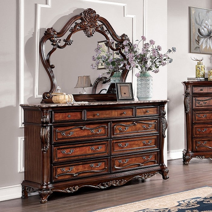 Rosewood Traditional Dresser(Antique Dark Oak) Rosewood Traditional Dresser(Antique Dark Oak)