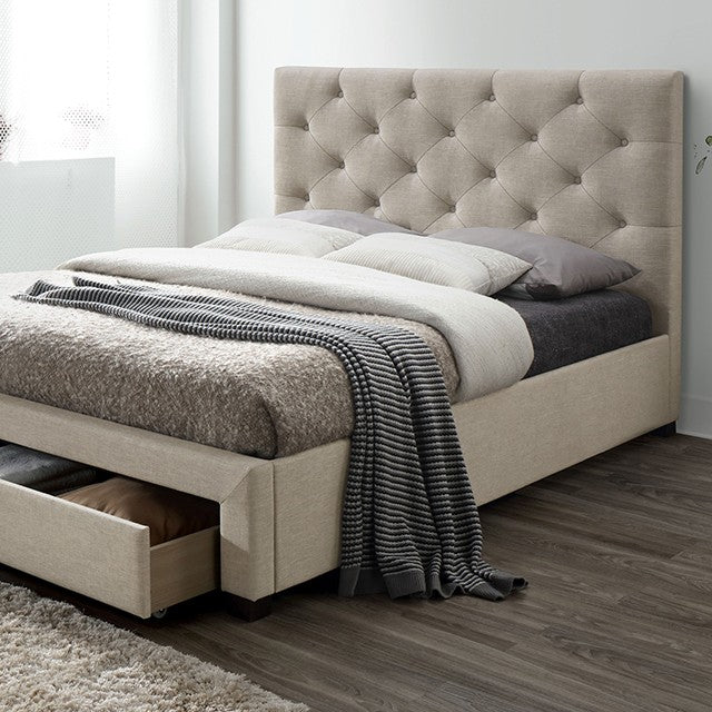 Sybella Transitional Bed (Beige)