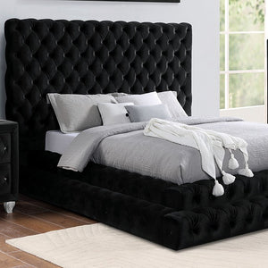 Stefania Glamorous Queen Bed (Black)