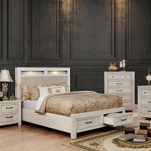 Tywyn Transitional Bed (Antique White)