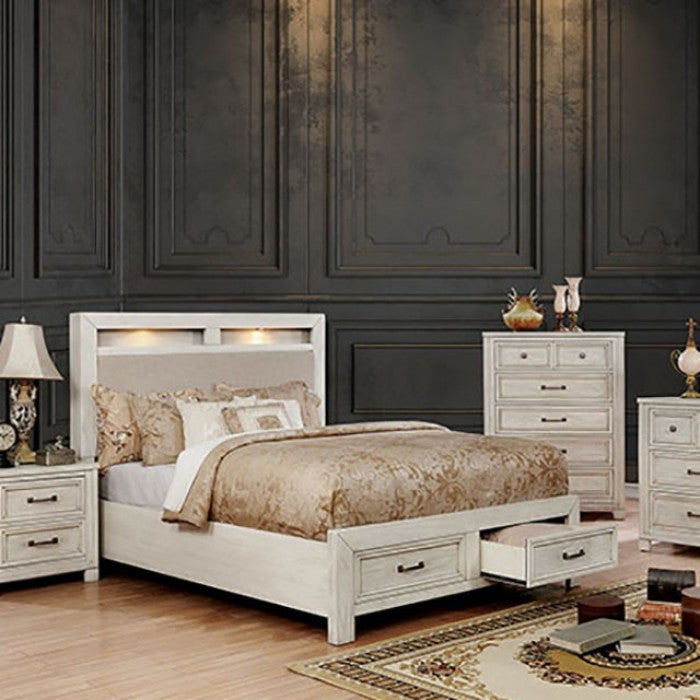 Tywyn Transitional Bed (Antique White)