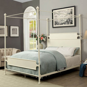 Beatrix Transitional California King Bed (White)