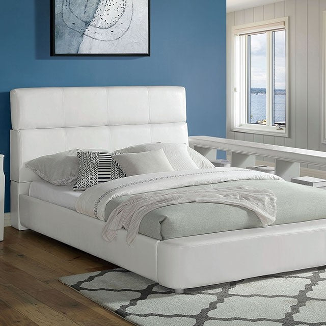 Vodice Contemporary Bed (White)