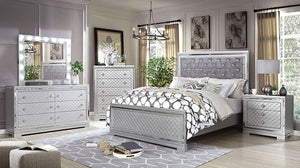 Belleterre Glamorous Bed (Silver)