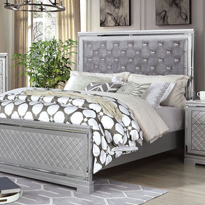 Belleterre Glamorous Bed (Silver)