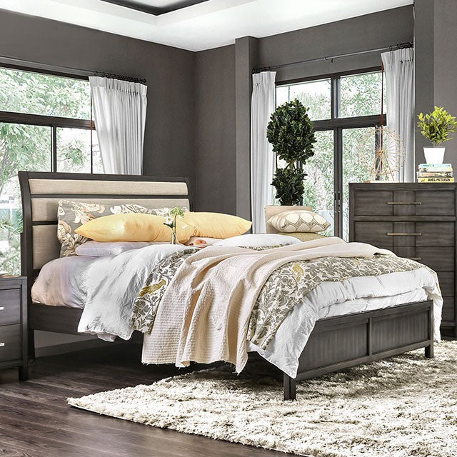 Berenice Transitional Bed (Grey/Beige)