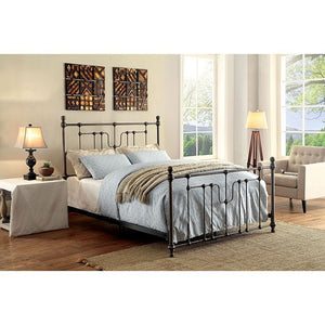 Elysia Contemporary King Bed (Black)