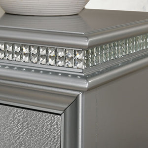 Maddie Contemporary Chest (Silver)
