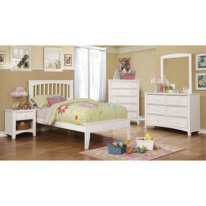 Pine Brook Transitional Bed (White)