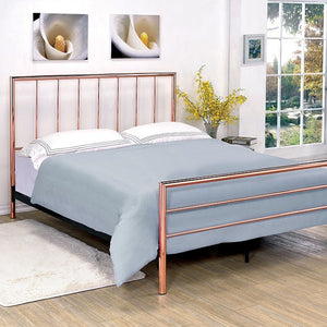 Diana Contemporary Bed (Rose Gold)