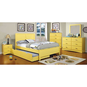 Prismo Transitional Twin Bed (Yellow)