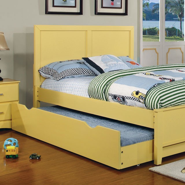 Prismo Transitional Twin Bed (Yellow)