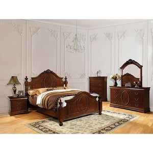 Velda Traditional Bed (Brown)